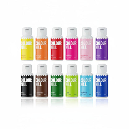 Colour Mill Kickstarter Oil Blend Food Color Set of 12