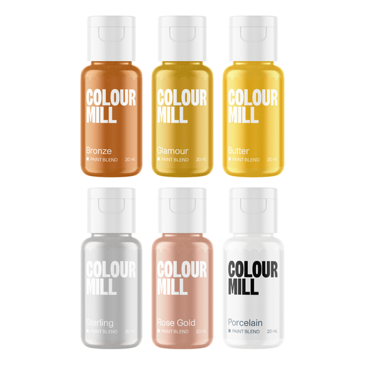 Colour Mill Metallic Edible Paint Blend Set