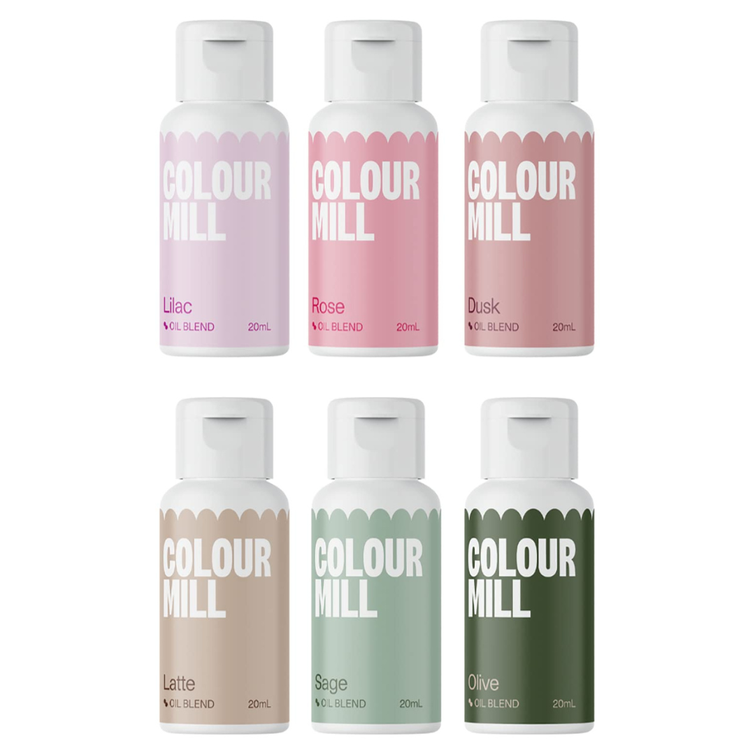 Colour Mill Oil Based Food Colors Botanical Set