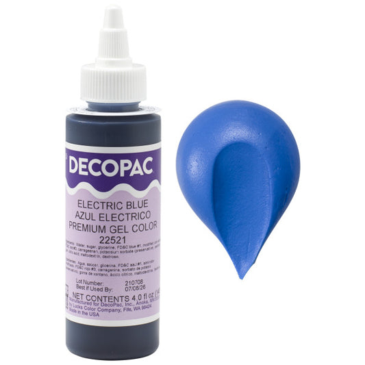 Decopac Electric Blue Premium Trend Gel Food Color 22521