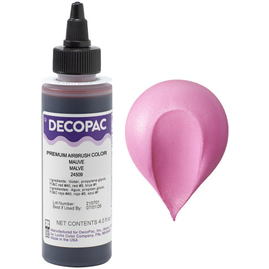 Decopac Mauve Premium Airbrush Food Color 24509