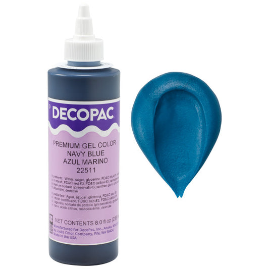 Decopac Navy Blue Premium Gel Food Color 22511