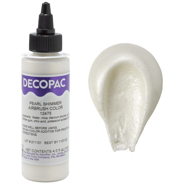 Decopac Pearl Shimmer Airbrush Food Color 4oz 12475