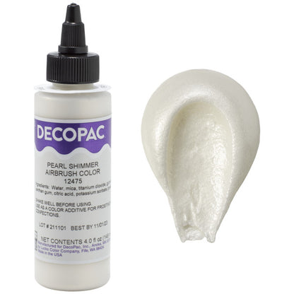 Decopac Pearl Shimmer Airbrush Food Color 4oz 12475