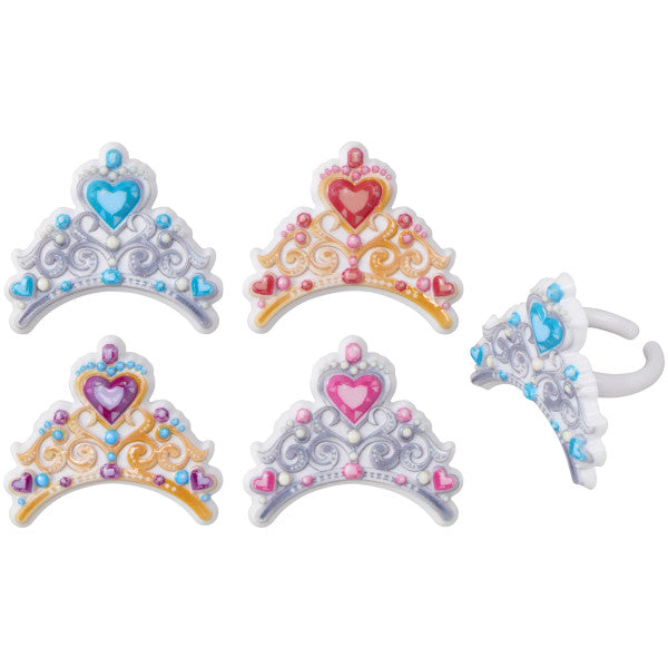 Decopac Princess Crown Cake Rings Decorations 28780