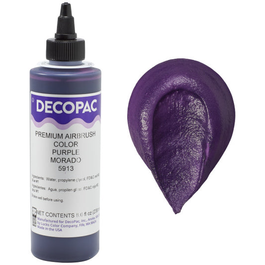 Decopac Purple Premium Airbrush Food Color 5913