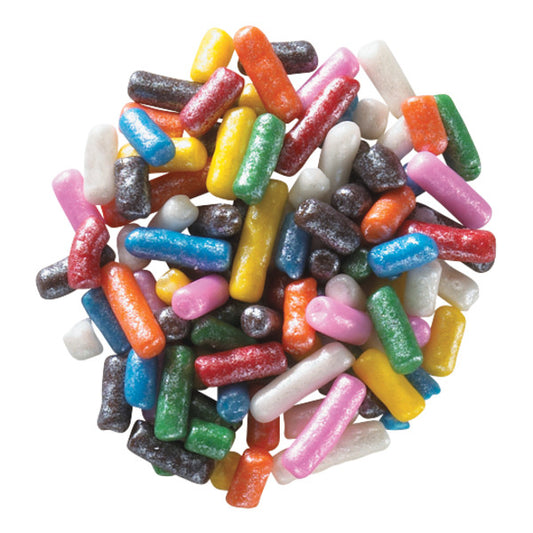 Decopac Rainbow Shimmer Sprinkles 3lb Box 13303