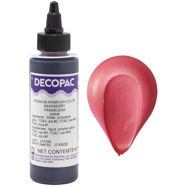 Decopac Raspberry Premium Airbrush Food Color 24508