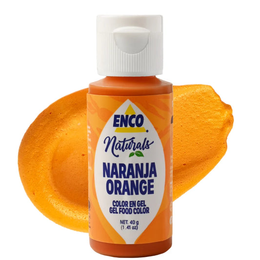 Naturals Orange 1.41 oz Enco Gel Food Color