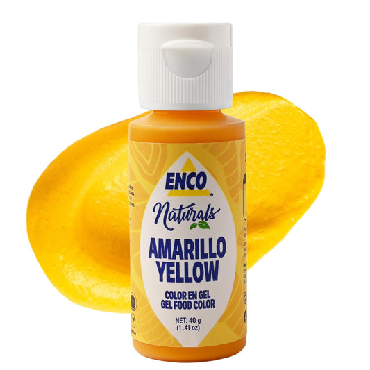 Naturals Yellow 1.41 oz Enco Gel Food Color