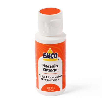 ENCO Orange Oil Based Food Color 1.23 oz