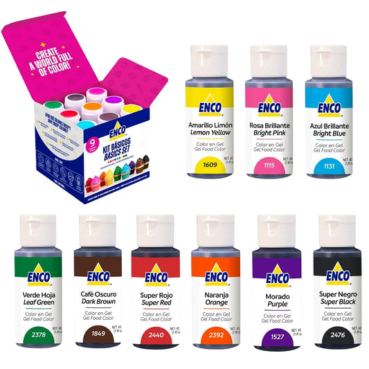 ENCO Basic Gel Food Color of 9 9204