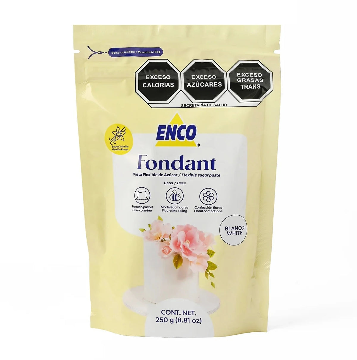 ENCO White Fondant 8.8oz