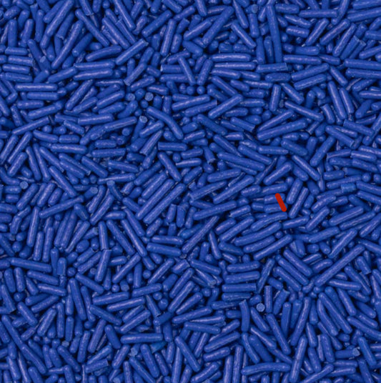 Foliay Dark Blue Jimmies Sprinkles 1lb BK4154