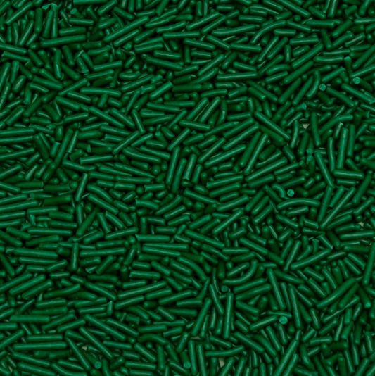 Foliay Dark Green Jimmies Sprinkles 1lb BK7191