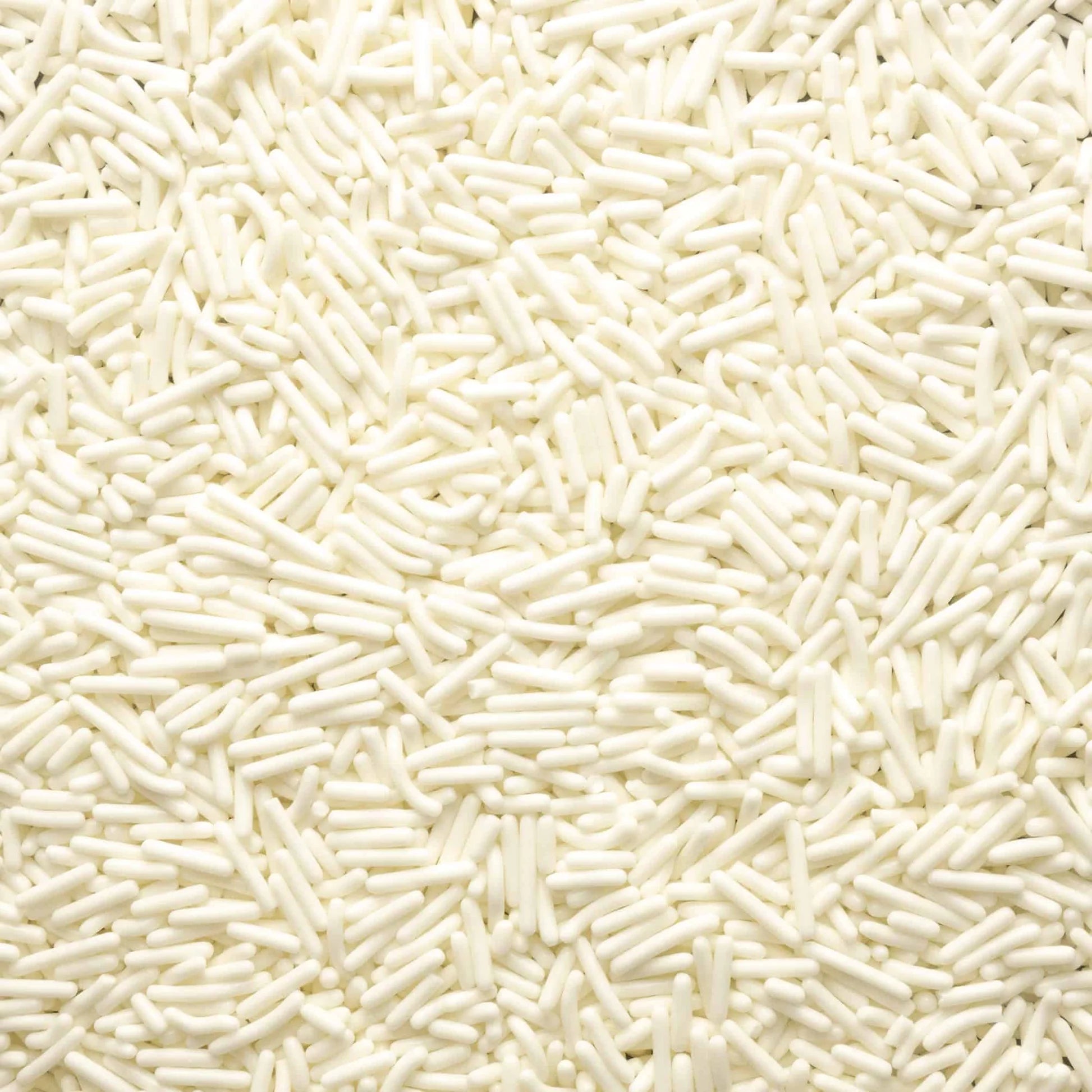 Foliay White Sprinkles Jimmies 1lb BK568