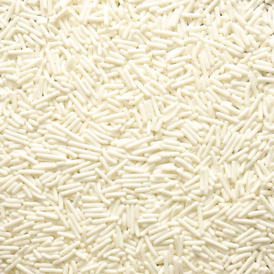 Foliay White Sprinkles Jimmies 1lb BK568