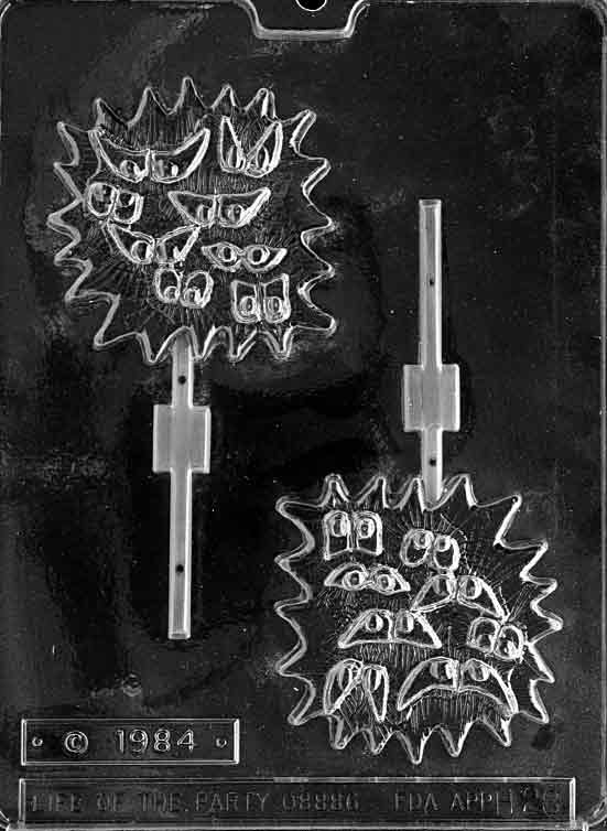 Scary Eyes Lolly Chocolate Mold