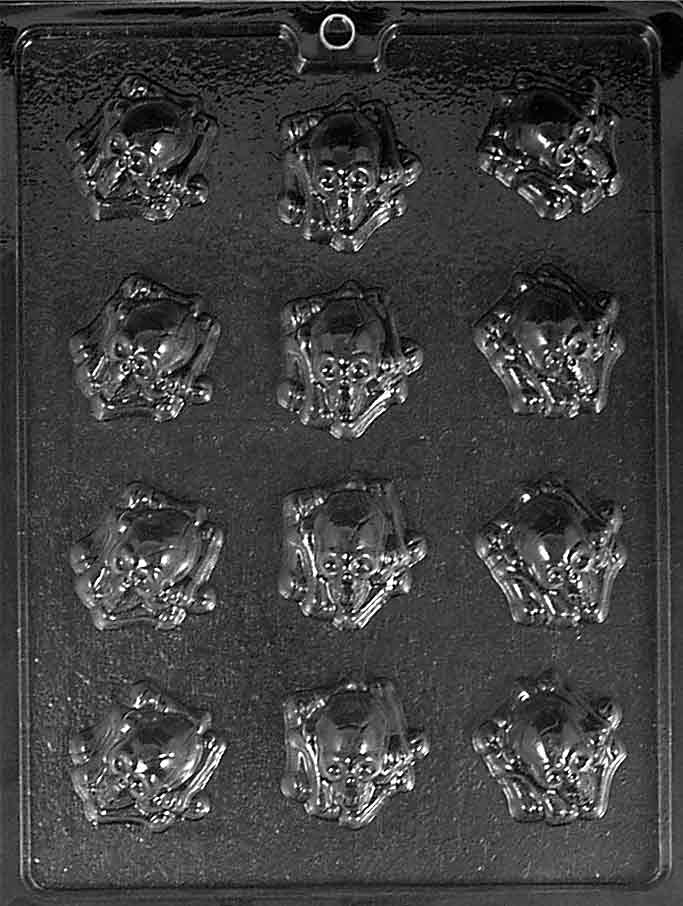 Skull & Crossbones Bite Size Chocolate Mold