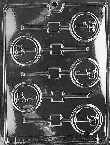 Life of the Party Molds Im One Birthday Lolly Chocolate Mold L023