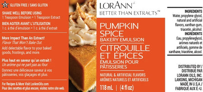 Pumpkin Spice Bakery Emulsion Lorann