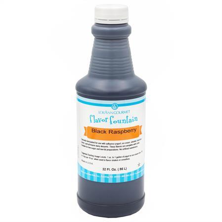 Lorann Black Raspberry Flavor Fountain 32oz 1715