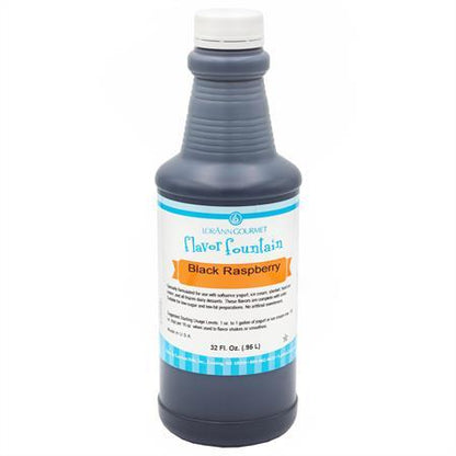 Lorann Black Raspberry Flavor Fountain 32oz 1715