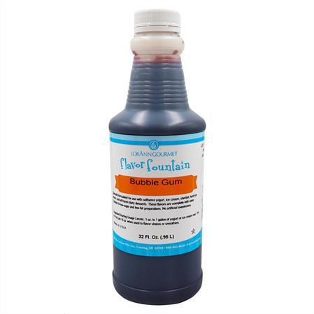 Lorann Bubble Gum Flavor Fountain 32oz 0910