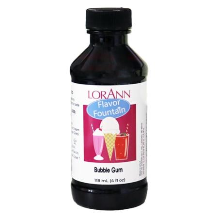 Lorann Bubble Gum Flavor Fountain 4oz 0910