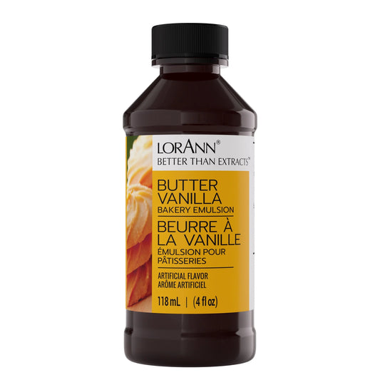Lorann Butter Vanilla Bakery Emulsion 4oz 0742-0800