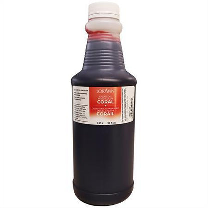 Lorann Coral Liquid Gel Food Color 1170-1125