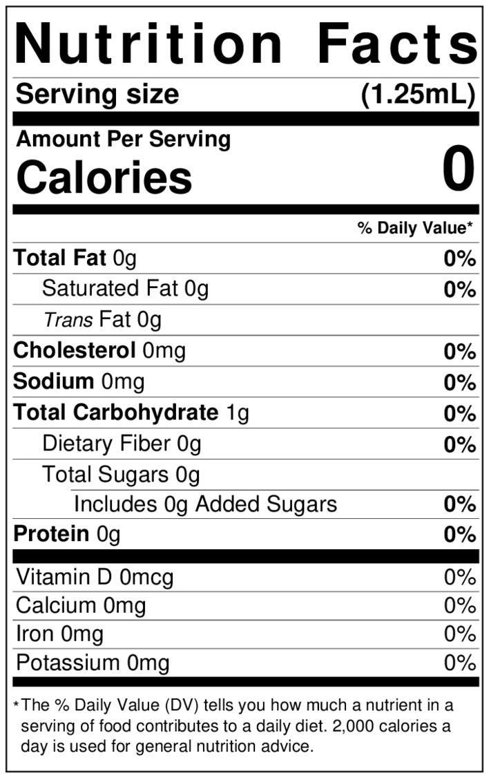 Lorann Cotton Candy Flavor Nutrition Facts 0460