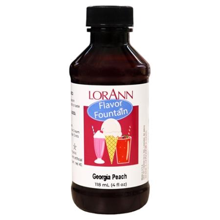 Lorann Georgia Peach Flavor Fountain 4oz 1755