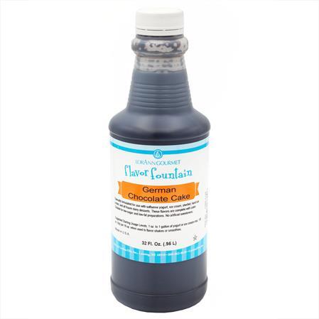 Lorann German Chocolate Cake Flavor Fountain 32oz 1760