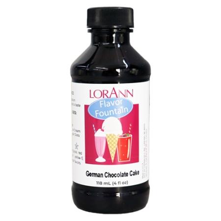 Lorann German Chocolate Cake Flavor Fountain 4oz 1760