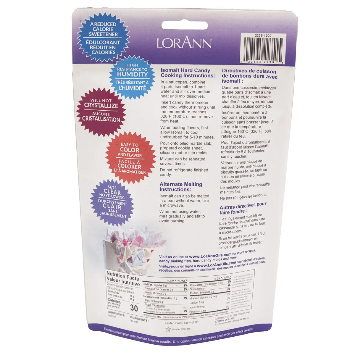 Isomalt 16 oz Lorann