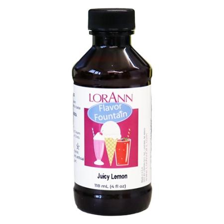 Lorann Juicy Lemon Flavor Fountain 4oz 1770