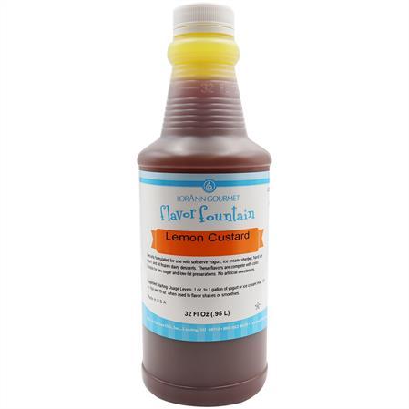 Lorann Lemon Custard Flavor Fountain 32oz 0934