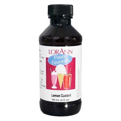 Lorann Lemon Custard Flavor Fountain 4oz 0934