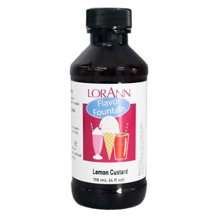 Lorann Lemon Custard Flavor Fountain 4oz 0934