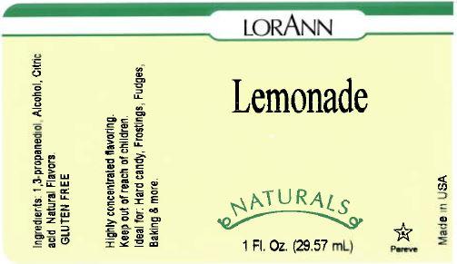Lorann Lemonade Natural Flavor Label 3720