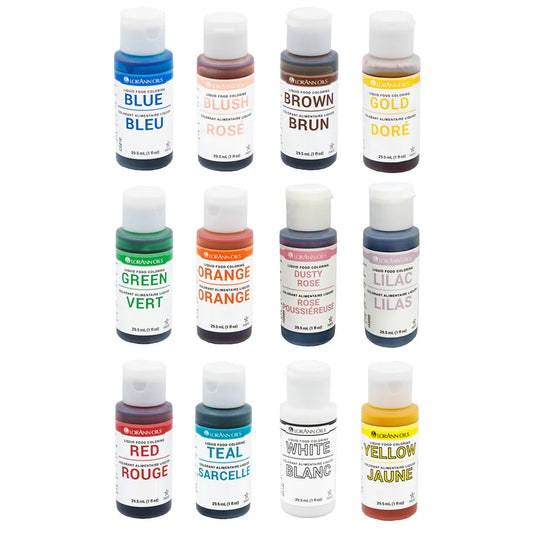 Lorann Liquid Color Set of 12 1000-0512