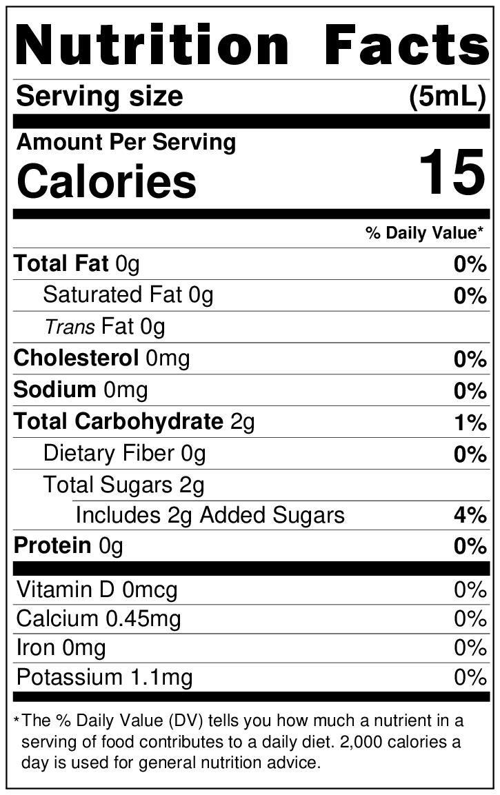 Lorann Natural Vanilla Bean Paste Nutrition Facts 3003