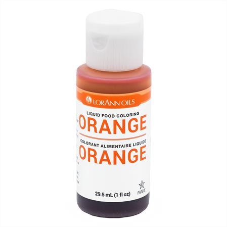 Lorann Orange Liquid Food Coloring 1060-0500
