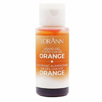 Lorann Orange Liquid Gel Food Color 1240-0500