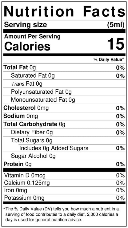 Lorann Organic Pure Madagascar Vanilla Extract Nutrition Facts 3010