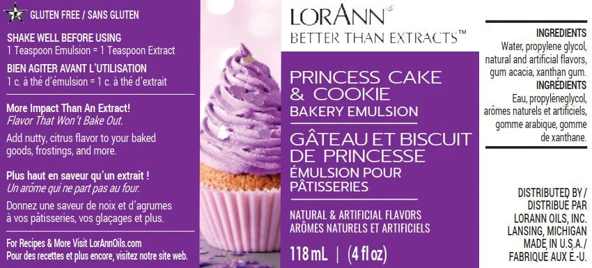 Princess Cake Bakery Emulsion Lorann