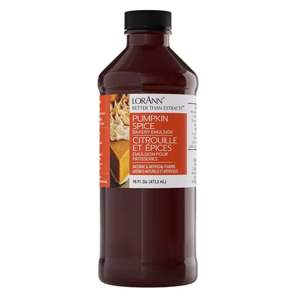 Lorann Pumpkin Spice Bakery Emulsion 16oz 0789-1000