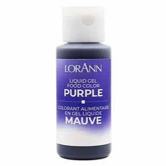 Lorann Purple Liquid Gel Food Color 1270-0500