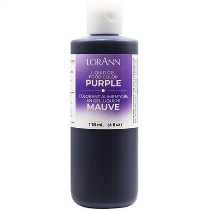 Lorann Purple Liquid Gel Food Color 1270-0800